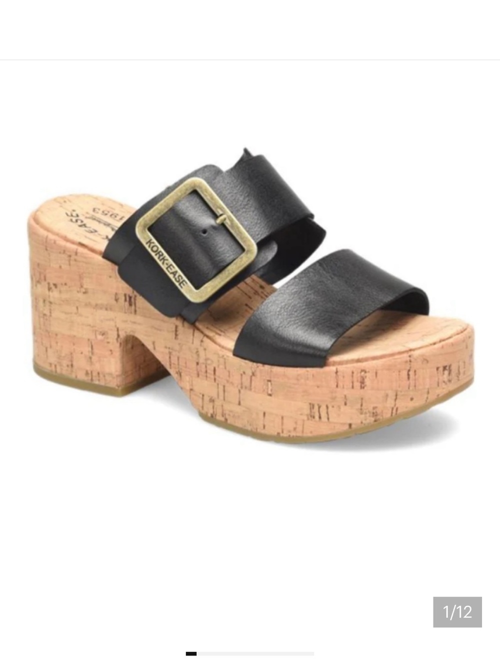 Kork-ease Taige wedge sandal size 7